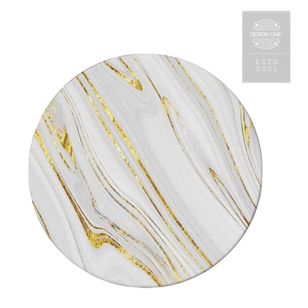 MuchoWow Placemat (6stuks) 45x30cm Marmer Roze Luxe Marmerlook | Leen Bakker