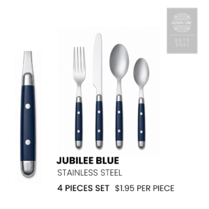 jubilee blue flatware