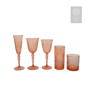 Rose Gold Crystal Cut Collection