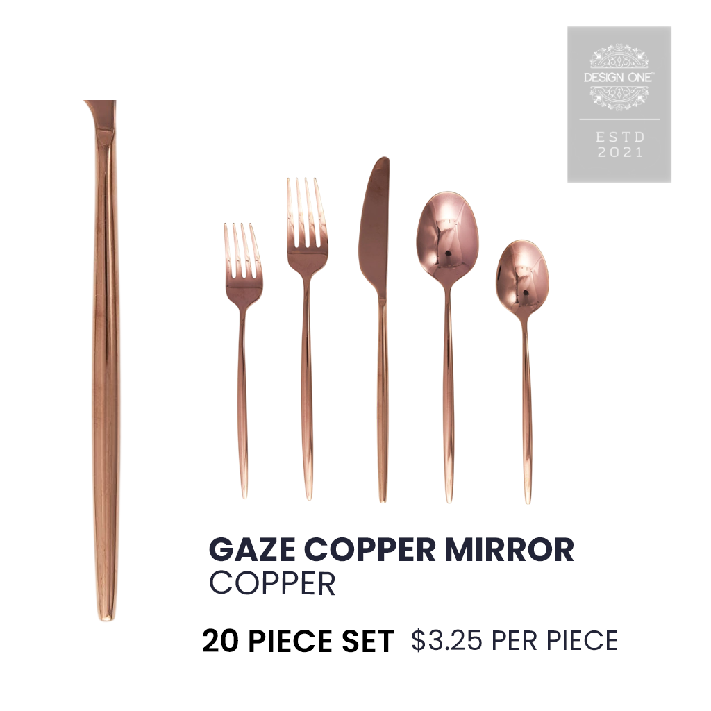 Gaze Copper Mirror Flatware